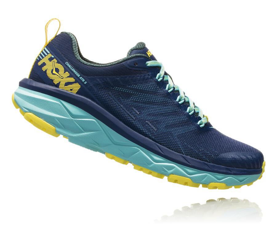 Hoka One One Trainers Womens Blue - Challenger ATR 5 - 16328TDYI